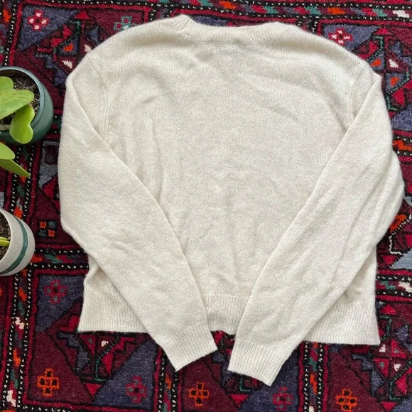 Isabel Marant Lylia Beige Cashmere Silk Baby Alpaca Blend Sweater